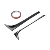 Maxbell 2 Pieces Trunk Sidespoiler Side Wing Air Deflectors Sturdy Easy Installation B