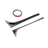 Maxbell 2 Pieces Trunk Sidespoiler Side Wing Air Deflectors Sturdy Easy Installation B