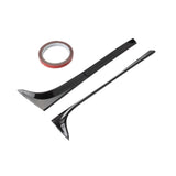 Maxbell 2 Pieces Trunk Sidespoiler Side Wing Air Deflectors Sturdy Easy Installation B