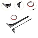 Maxbell 2 Pieces Trunk Sidespoiler Side Wing Air Deflectors Sturdy Easy Installation B