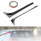 Maxbell 2 Pieces Trunk Sidespoiler Side Wing Air Deflectors Sturdy Easy Installation B