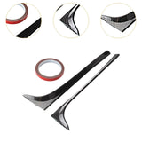 Maxbell 2 Pieces Trunk Sidespoiler Side Wing Air Deflectors Sturdy Easy Installation C