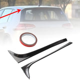 Maxbell 2 Pieces Trunk Sidespoiler Side Wing Air Deflectors Sturdy Easy Installation C