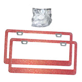 Maxbell License Plate Frame for Women Decorative Sturdy Stainless Steel