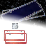 Maxbell License Plate Frame for Women Decorative Sturdy Stainless Steel