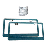 Maxbell License Plate Frame for Women Decorative Sturdy Stainless Steel