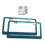Maxbell License Plate Frame for Women Decorative Sturdy Stainless Steel