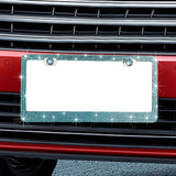 Maxbell License Plate Frame for Women Decorative Sturdy Stainless Steel