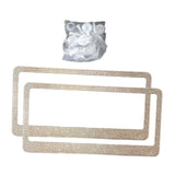 Maxbell License Plate Frame for Women Decorative Sturdy Stainless Steel