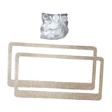 Maxbell License Plate Frame for Women Decorative Sturdy Stainless Steel