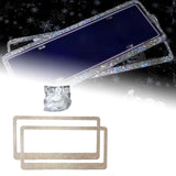 Maxbell License Plate Frame for Women Decorative Sturdy Stainless Steel