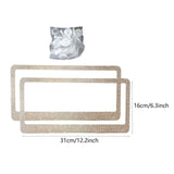 Maxbell License Plate Frame for Women Decorative Sturdy Stainless Steel