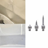 Maxbell 3 Pieces Tap Down Pen Tips Heads Sturdy Supplies M8 Professional Replacement
