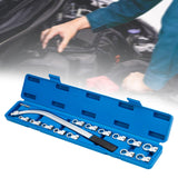 Maxbell 15Pcs Belt Tensioner Tool Kit Labor Saving Auxiliary Timing Belt