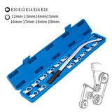 Maxbell 15Pcs Belt Tensioner Tool Kit Labor Saving Auxiliary Timing Belt