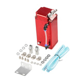 Maxbell Generic Oil Catch Can Kit Sturdy Repair Parts Replacement Oil Separator Tank Red