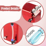 Maxbell Generic Oil Catch Can Kit Sturdy Repair Parts Replacement Oil Separator Tank Red
