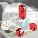 Maxbell Generic Oil Catch Can Kit Sturdy Repair Parts Replacement Oil Separator Tank Red