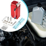 Maxbell Generic Oil Catch Can Kit Sturdy Repair Parts Replacement Oil Separator Tank Red