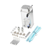 Maxbell Generic Oil Catch Can Kit Sturdy Repair Parts Replacement Oil Separator Tank Silver