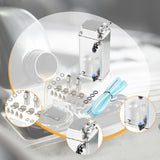 Maxbell Generic Oil Catch Can Kit Sturdy Repair Parts Replacement Oil Separator Tank Silver