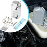 Maxbell Generic Oil Catch Can Kit Sturdy Repair Parts Replacement Oil Separator Tank Silver