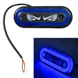 Maxbell Truck Side Marker Light Easy to Install Side Lamp for Truck Car Trailer Blue