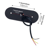 Maxbell Truck Side Marker Light Easy to Install Side Lamp for Truck Car Trailer White