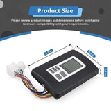 Maxbell 9330-3341 Replacement Digital Thermostat for RV Black Accessory