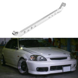 Maxbell Rear Lower Subframe Tie Bar Aluminum Alloy for 1996-2000 Honda Civic EK Silver