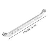 Maxbell Rear Lower Subframe Tie Bar Aluminum Alloy for 1996-2000 Honda Civic EK Silver