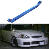 Maxbell Rear Lower Subframe Tie Bar Aluminum Alloy for 1996-2000 Honda Civic EK Blue