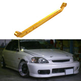 Maxbell Rear Lower Subframe Tie Bar Aluminum Alloy for 1996-2000 Honda Civic EK Gold