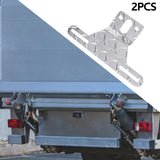 Maxbell 2x License Plate Light Brackets Metal Replace for Automotive Cars Truck
