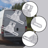 Maxbell 2x License Plate Light Brackets Metal Replace for Automotive Cars Truck