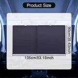 Maxbell Windshield Sun Shade Foldable Front Window Sunshade for Compacts Sedans