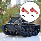 Maxbell RC Car Servo Steering Arm DIY Modified for Truck Remote Control Vehicle Red