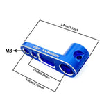 Maxbell RC Car Servo Steering Arm DIY Modified for Truck Remote Control Vehicle Blue