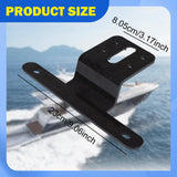 Maxbell Generic License Plate Light Bracket License Plate Holder for Trailer RV