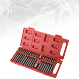 Maxbell 40 Pieces Hex Socket Bit Tool Set Sturdy for Automotive Tasks Accessory