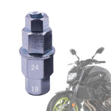 Maxbell Motorcycle Front Wheel Axle Spindle Tool Wheel Axle Hex Repair 17/19/22/24mm