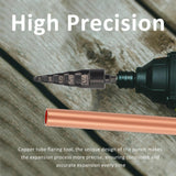 Maxbell HVAC Flaring Tool Carbon Steel Portable Air Conditioner Copper Pipe Expander 5 in 1 Imperial