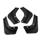 Maxbell Set of 4 Mud Flaps Splash Guards for 3 Black Accessory for Vehicle