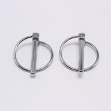 Maxbell Hood Pin Set Aluminum Alloy Flip over Pins for Race Sport Cars Latch Bonnet