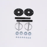 Maxbell Hood Pin Set Aluminum Alloy Flip over Pins for Race Sport Cars Latch Bonnet