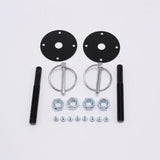 Maxbell Hood Pin Set Aluminum Alloy Flip over Pins for Race Sport Cars Latch Bonnet