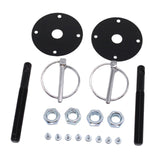Maxbell Hood Pin Set Aluminum Alloy Flip over Pins for Race Sport Cars Latch Bonnet