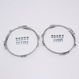 Maxbell Headlight Bezels Easy Installation Headlight Cover Trim Parts Aluminum Alloy