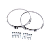 Maxbell Headlight Bezels Easy Installation Headlight Cover Trim Parts Aluminum Alloy