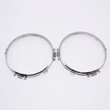 Maxbell Headlight Bezels Easy Installation Headlight Cover Trim Parts Aluminum Alloy